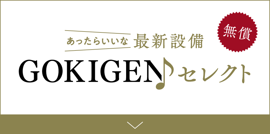 あったらいいな最新設備 GOKIGENセレクト